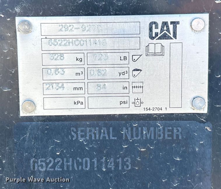 image for item DU6979 Caterpillar 84