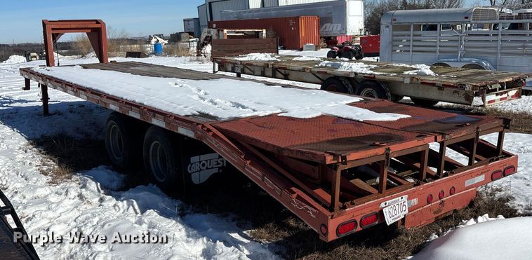 image for item DU6981 2006 May Trailer Gooseneck equipment trailer