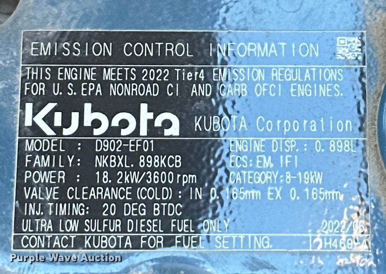 image for item DW4415 2022 Bobcat MT100 compact utility loader