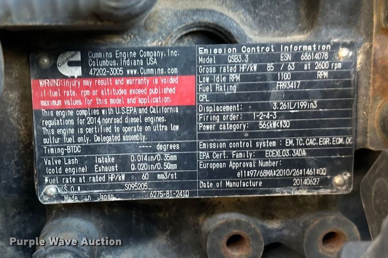 image for item DW4417 2014 JLG Skytrak 6042 telehandler