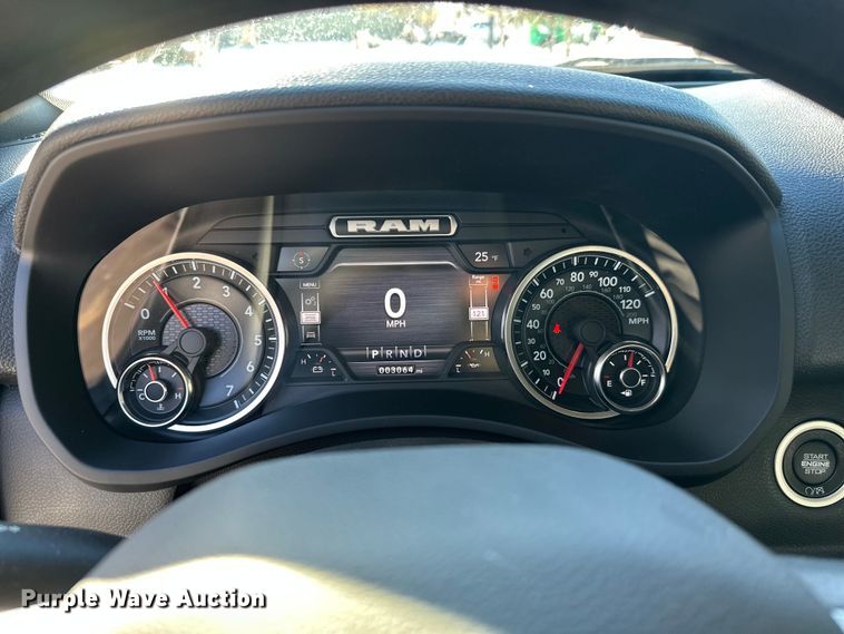 image for item DW4419 2022 RAM 3500 Crew Cab flatbed pickup truck