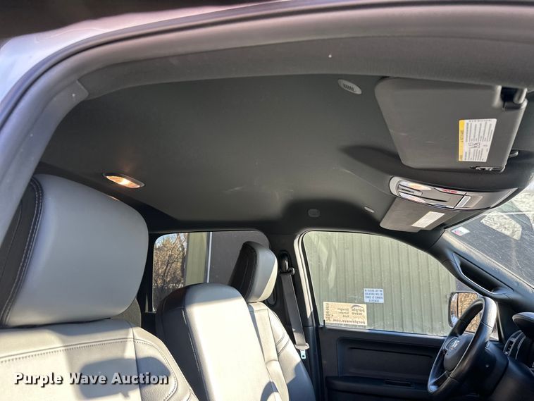 image for item DW4419 2022 RAM 3500 Crew Cab flatbed pickup truck