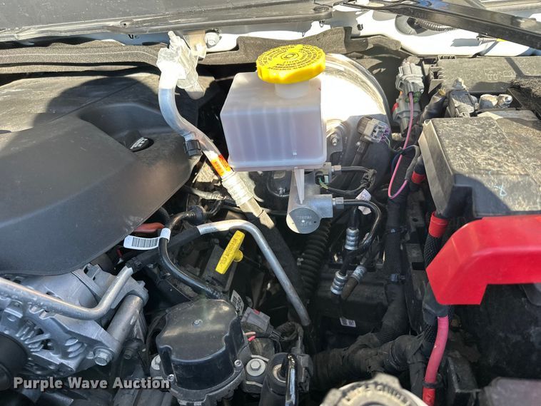 image for item DW4419 2022 RAM 3500 Crew Cab flatbed pickup truck