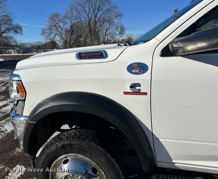 image for item DW4420 2019 RAM 5500 dump truck