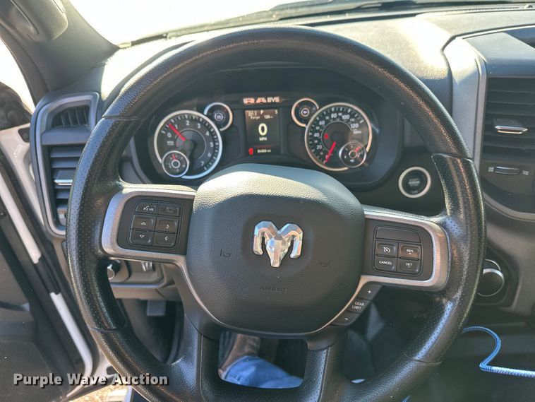 image for item DW4421 2022 RAM 3500 Crew Cab flatbed pickup truck