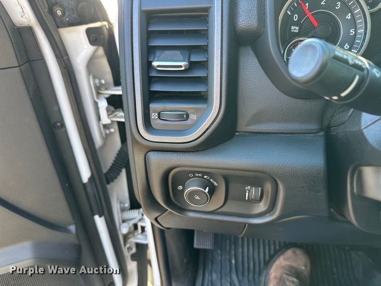 image for item DW4421 2022 RAM 3500 Crew Cab flatbed pickup truck