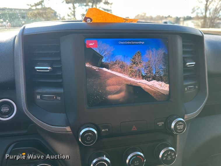 image for item DW4421 2022 RAM 3500 Crew Cab flatbed pickup truck