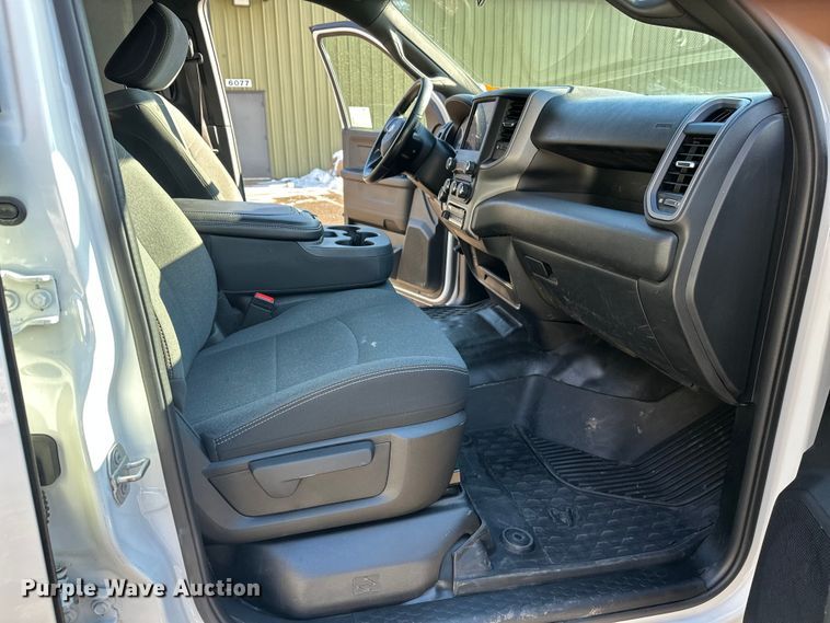 image for item DW4421 2022 RAM 3500 Crew Cab flatbed pickup truck