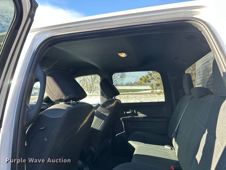 image for item DW4421 2022 RAM 3500 Crew Cab flatbed pickup truck