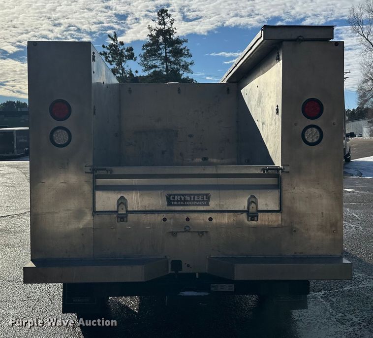 image for item DW4422 2022 RAM 3500 Crew Cab utility bed pickup truck