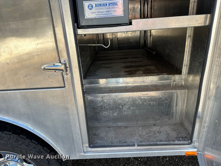 image for item DW4422 2022 RAM 3500 Crew Cab utility bed pickup truck