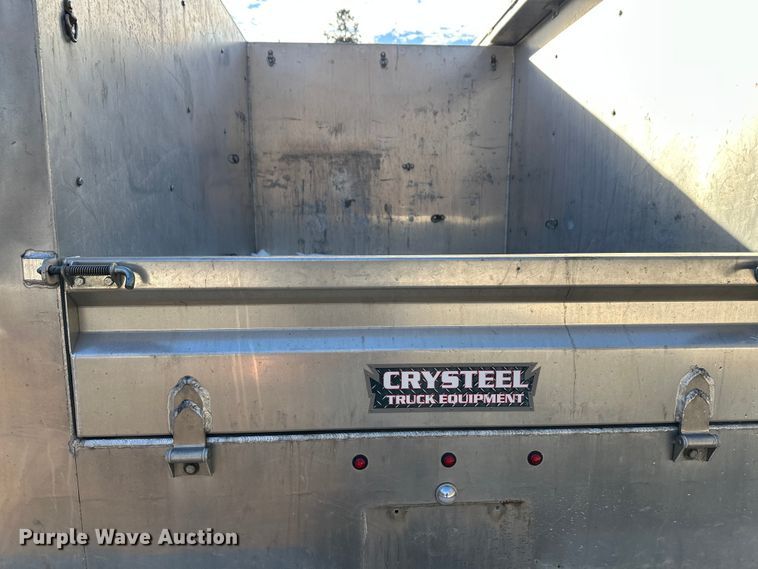 image for item DW4422 2022 RAM 3500 Crew Cab utility bed pickup truck