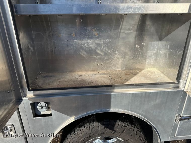 image for item DW4422 2022 RAM 3500 Crew Cab utility bed pickup truck