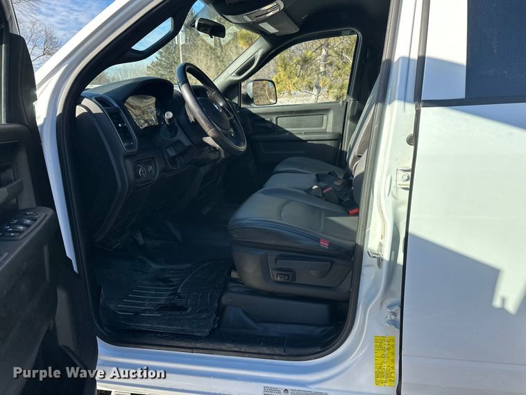 image for item DW4422 2022 RAM 3500 Crew Cab utility bed pickup truck