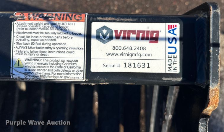 image for item DW4431 Virnig skid steer rock bucket