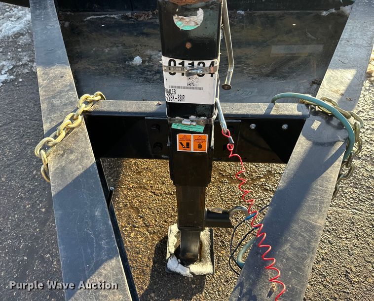 image for item DW4433 2024 Big Tex flatbed trailer