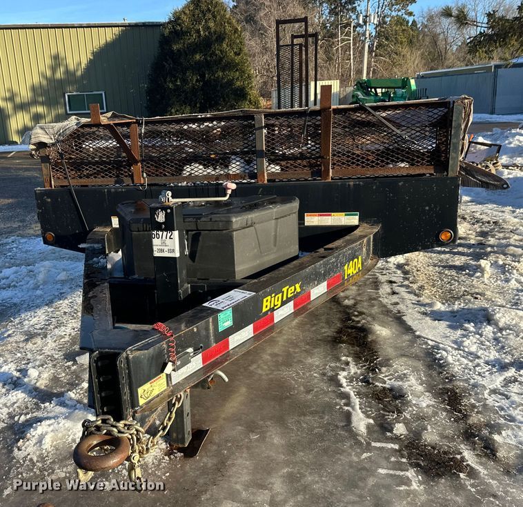 image for item DW4435 2021 Big Texx flatbed trailer