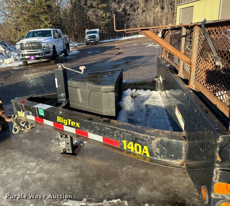 image for item DW4435 2021 Big Texx flatbed trailer