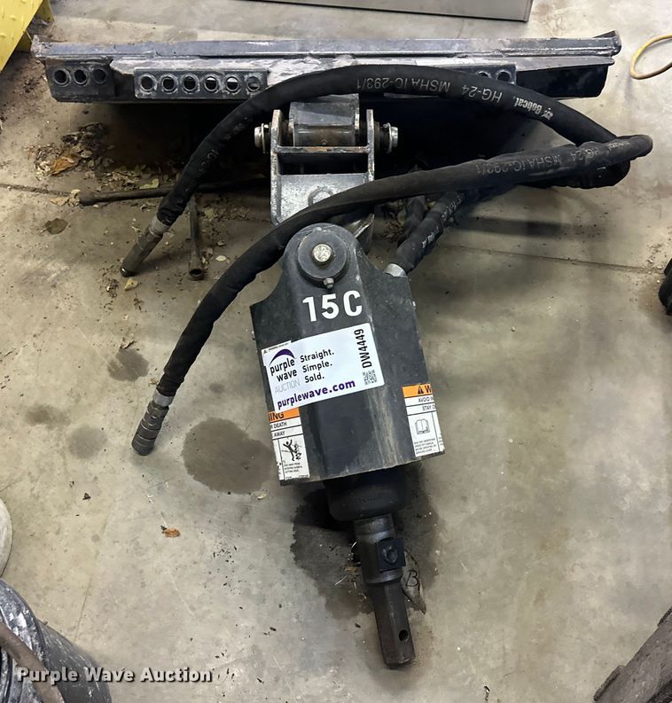 image for item DW4449 Bobcat 15C skid steer auger
