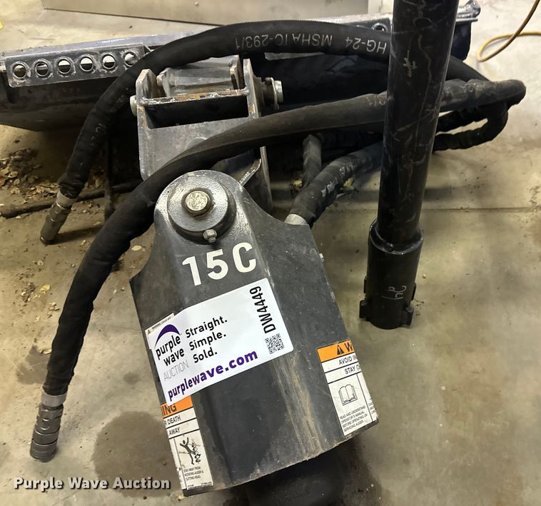 image for item DW4449 Bobcat 15C skid steer auger