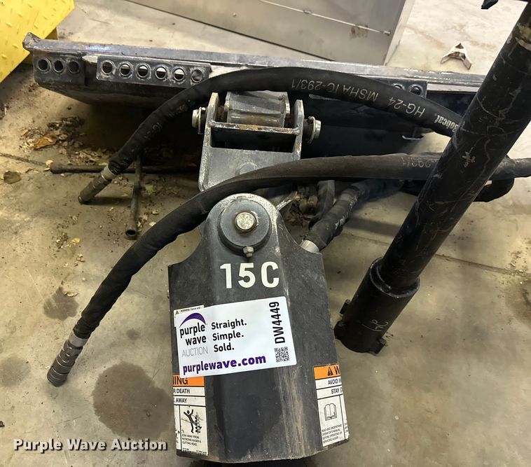 image for item DW4449 Bobcat 15C skid steer auger