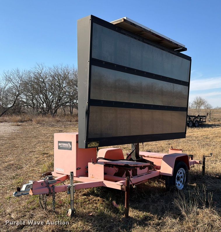 image for item DX5943 National Signal message board trailer