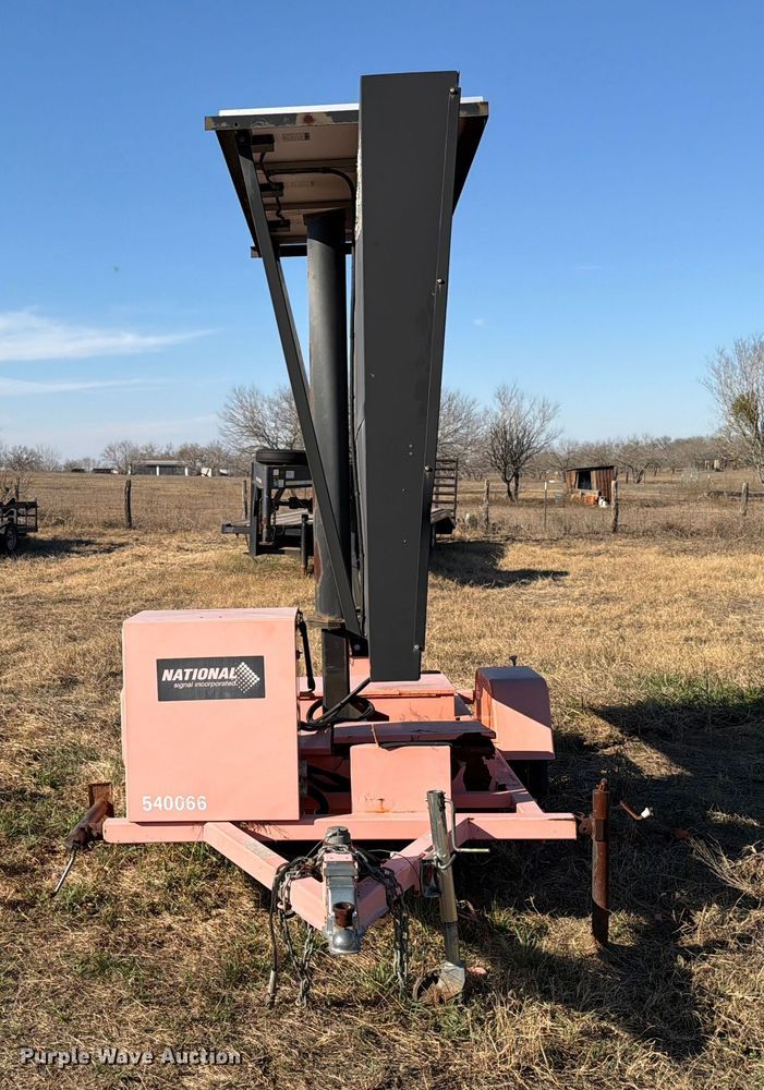 image for item DX5943 National Signal message board trailer