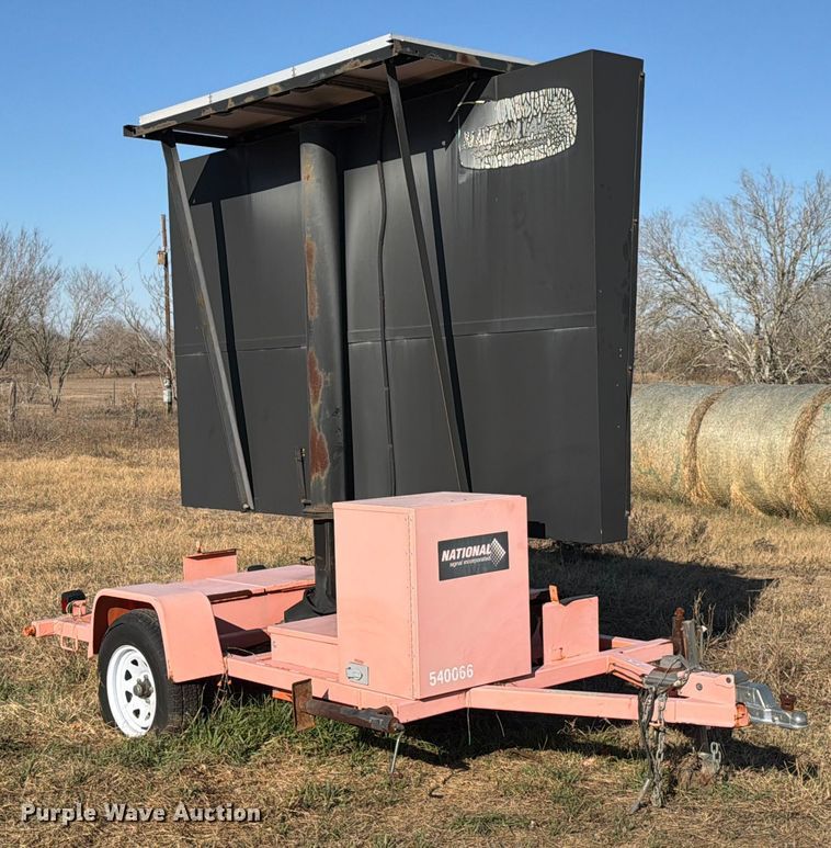 image for item DX5943 National Signal message board trailer