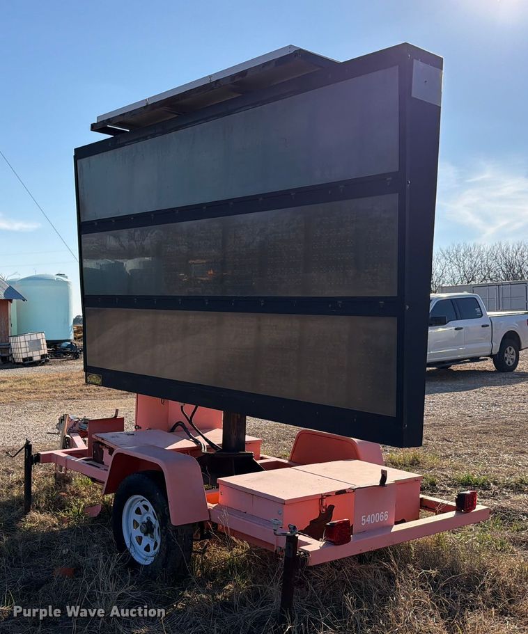 image for item DX5943 National Signal message board trailer