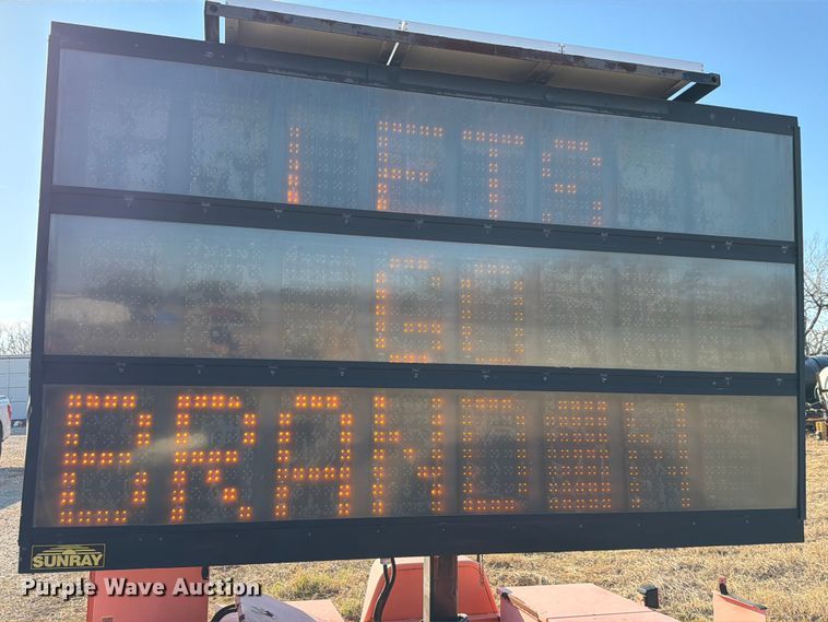 image for item DX5943 National Signal message board trailer