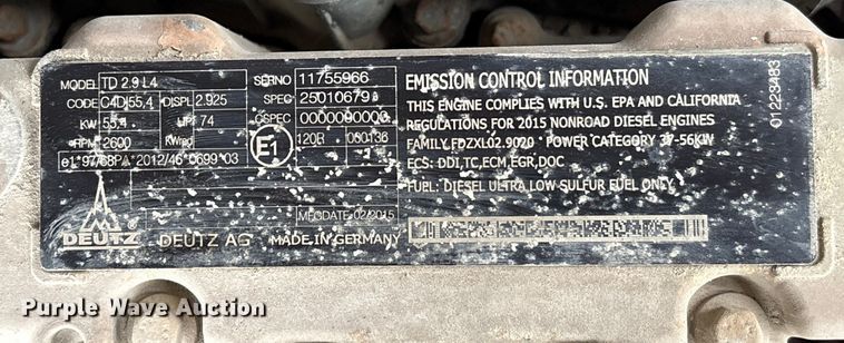 image for item EA7212 2015 Genie Z-80/60 boom lift