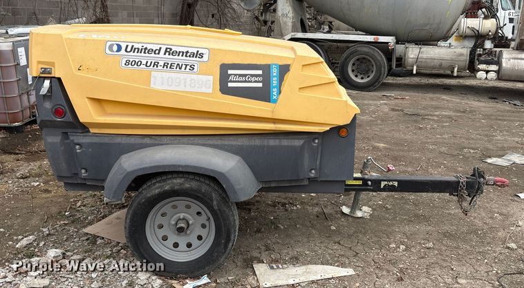 image for item EA7919 2018 Atlas XAS185KD7t4UR-7CW air compressor