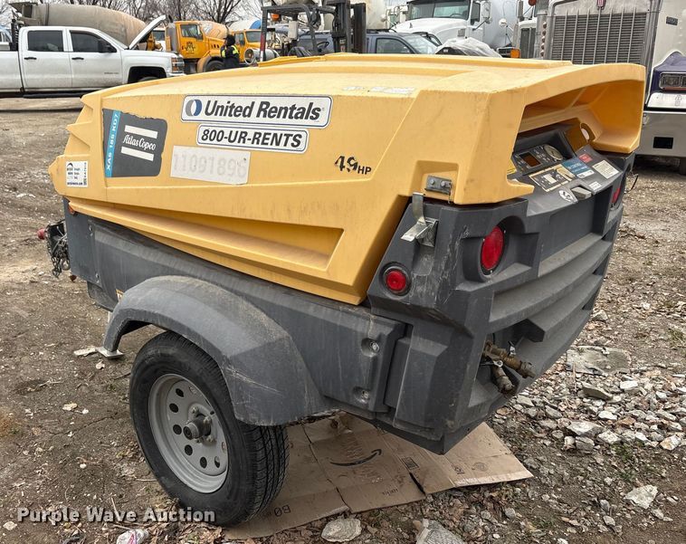 image for item EA7919 2018 Atlas XAS185KD7t4UR-7CW air compressor