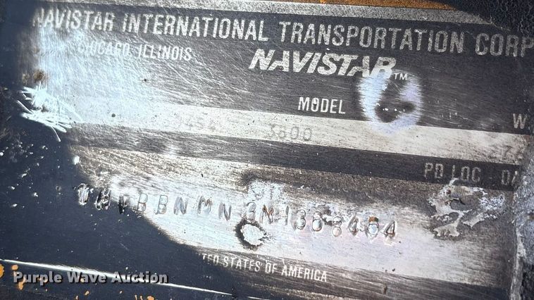 image for item EA7920 1991 International 3800 Crew Cab flatbed truck