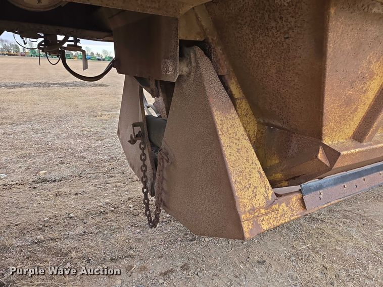 image for item EB1232 1980 Fruehauf bottom dump pup trailer