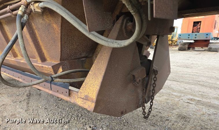 image for item EB1232 1980 Fruehauf bottom dump pup trailer