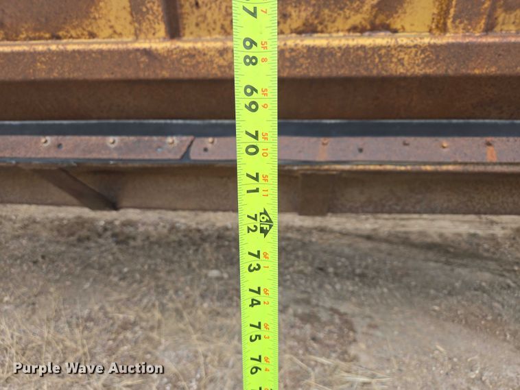 image for item EB1232 1980 Fruehauf bottom dump pup trailer