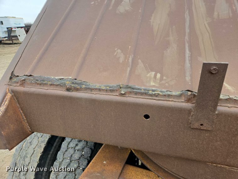 image for item EB1232 1980 Fruehauf bottom dump pup trailer