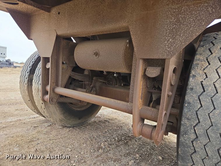 image for item EB1232 1980 Fruehauf bottom dump pup trailer