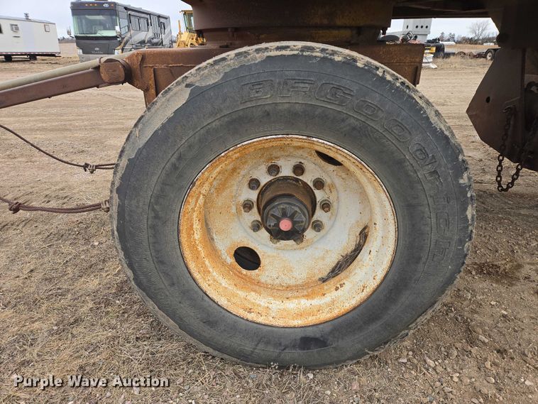 image for item EB1232 1980 Fruehauf bottom dump pup trailer