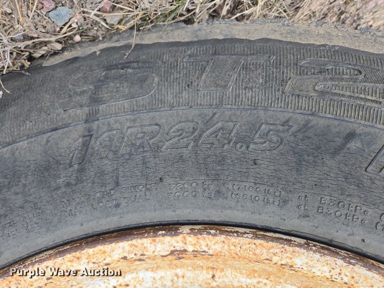 image for item EB1232 1980 Fruehauf bottom dump pup trailer