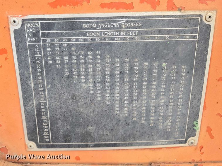 image for item EB1240 1977 Koehring 405 crane