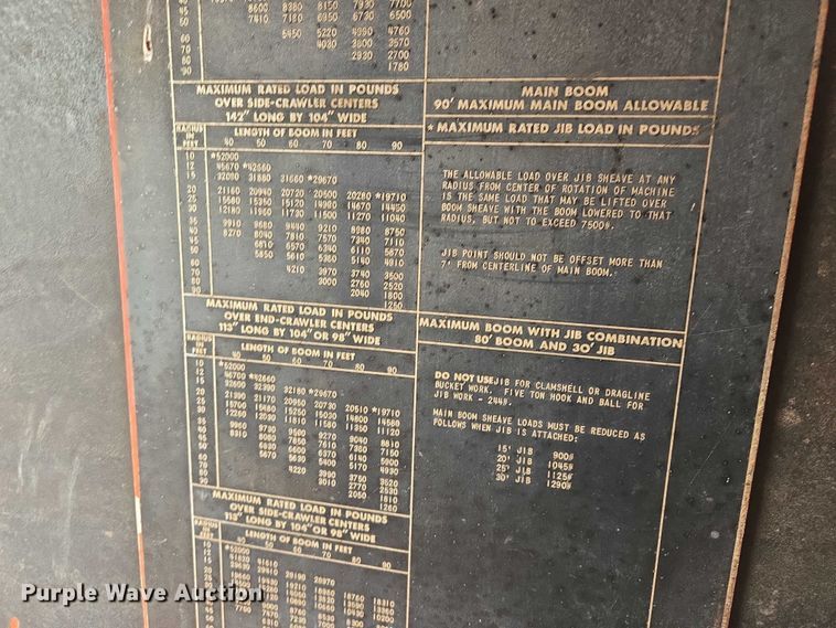 image for item EB1240 1977 Koehring 405 crane