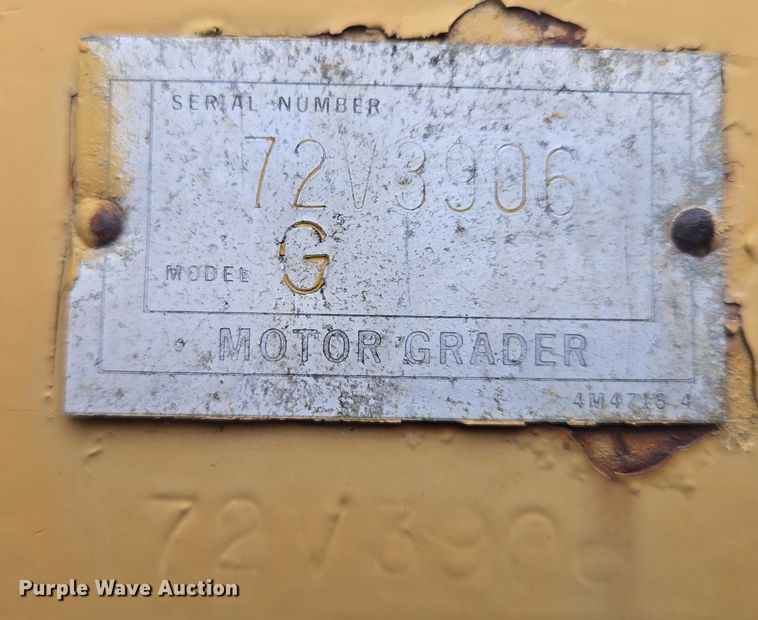 image for item EB1241 1979 Caterpillar 140G motor grader