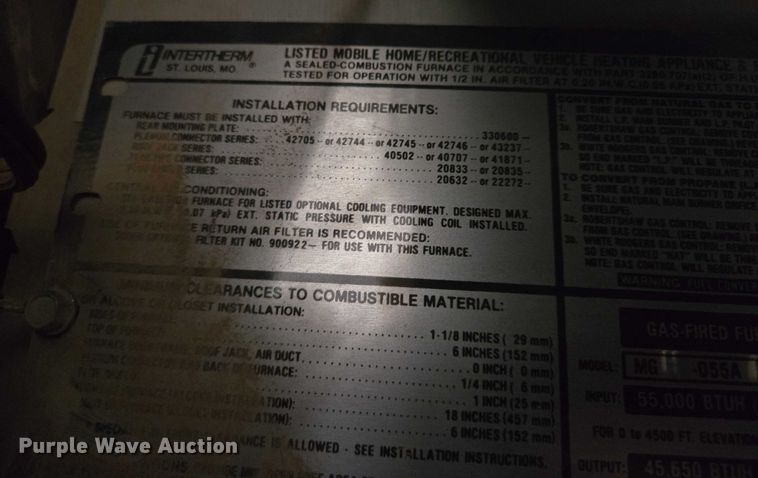 image for item EB1242 1986 Sioux Falls Structures mobile office trailer