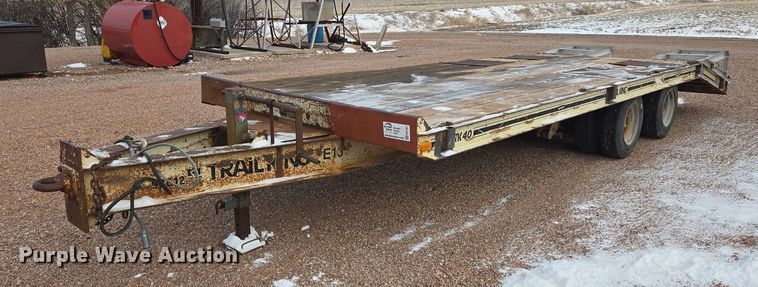 image for item EB1261 1987 Trail King TK40-2400 equipment trailer
