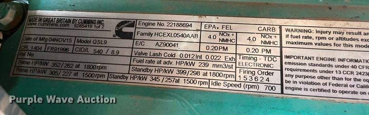 image for item EB1303 2017 Copex Reflex 750 baler