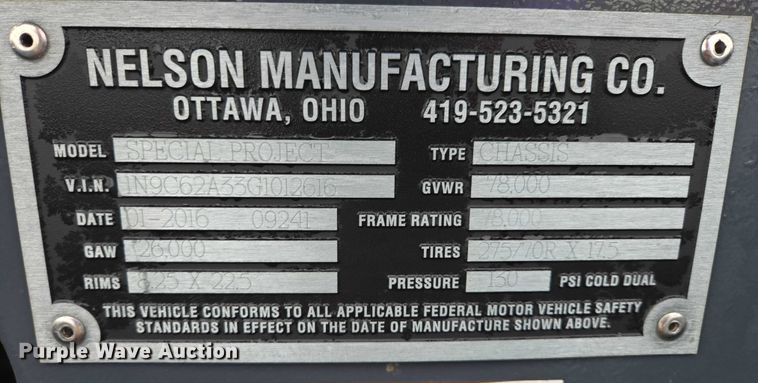 image for item EB1303 2017 Copex Reflex 750 baler