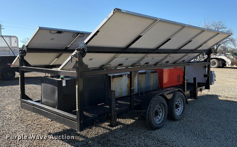 image for item EC8191 2014 Island Power USA SI 6048-US-10 solar panel trailer