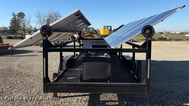 image for item EC8191 2014 Island Power USA SI 6048-US-10 solar panel trailer